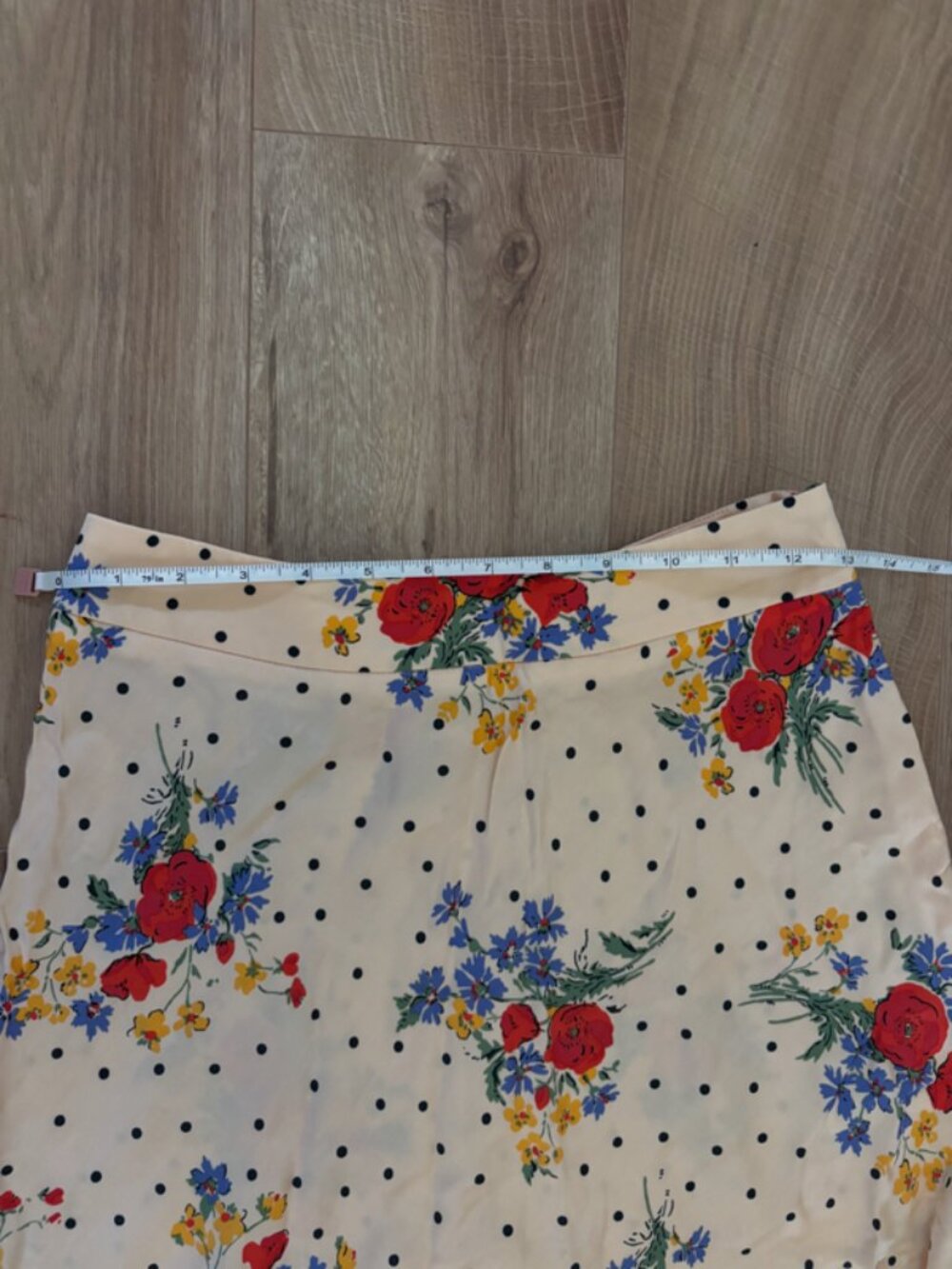NWOT Sezane Sandy Skirt in Poppy - Floral Midi Skirt - Picture 6 of 6